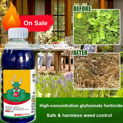 100% Organic Herbicide – Kills Grass, Saves Crops – Pack of 2