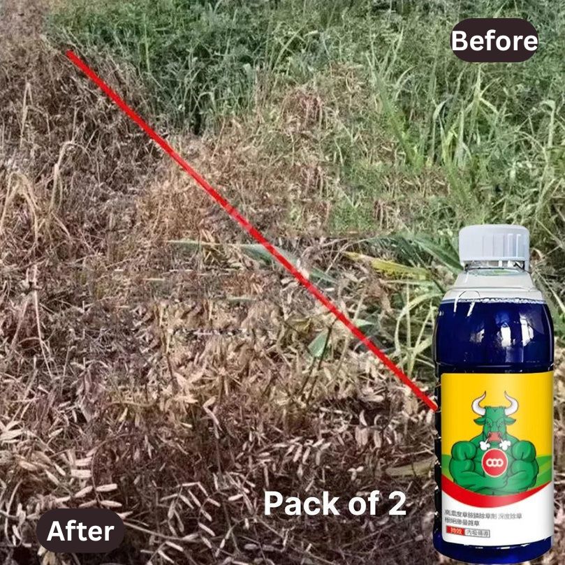 100% Organic Herbicide – Kills Grass, Saves Crops – Pack of 2